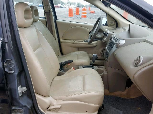 1G8AL54F15Z105778 - 2005 SATURN ION LEVEL BLACK photo 5