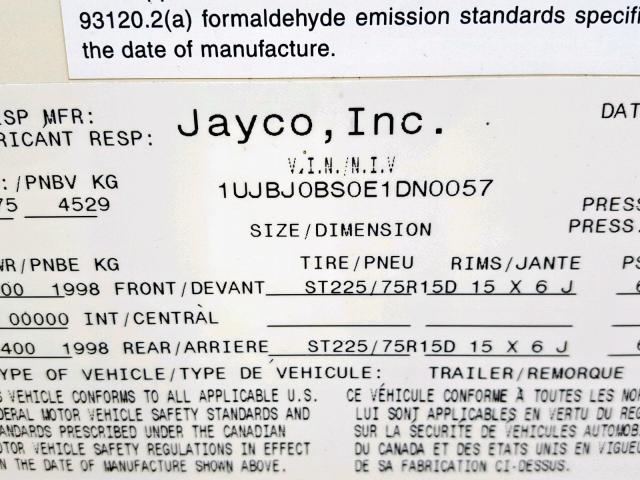 1UJBJ0BS0E1DN0057 - 2014 JAYCO EAGLE  TAN photo 20