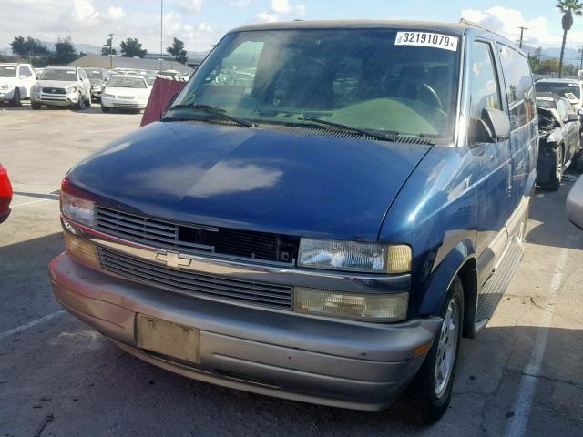 1GNDM19X44B101412 - 2004 CHEVROLET ASTRO BLUE photo 2