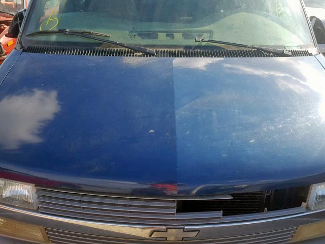 1GNDM19X44B101412 - 2004 CHEVROLET ASTRO BLUE photo 7