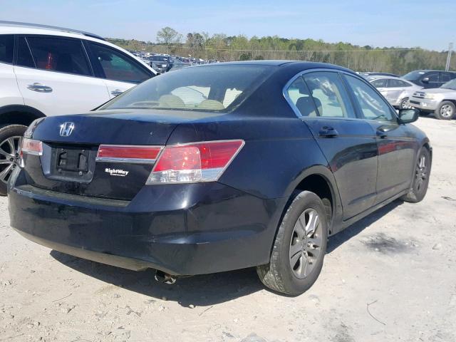 1HGCP2F48CA098497 - 2012 HONDA ACCORD LXP BLACK photo 4