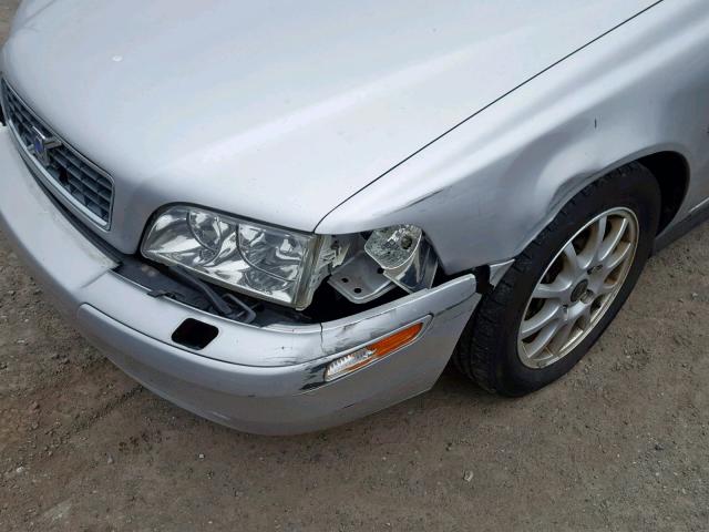 YV1VS27584F090623 - 2004 VOLVO S40 1.9T SILVER photo 9