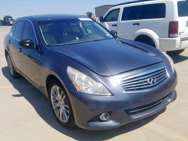 JN1CV6AR4AM253379 - 2010 INFINITI G37 BLACK photo 1