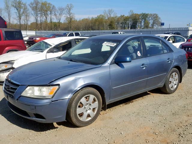 5NPET4AC8AH642872 - 2010 HYUNDAI SONATA GLS BLUE photo 2