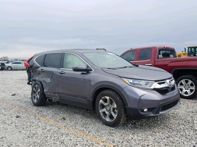 5J6RW1H86JA005876 - 2018 HONDA CR-V EXL GRAY photo 1