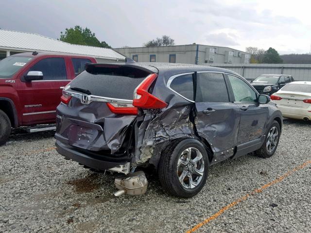 5J6RW1H86JA005876 - 2018 HONDA CR-V EXL GRAY photo 4