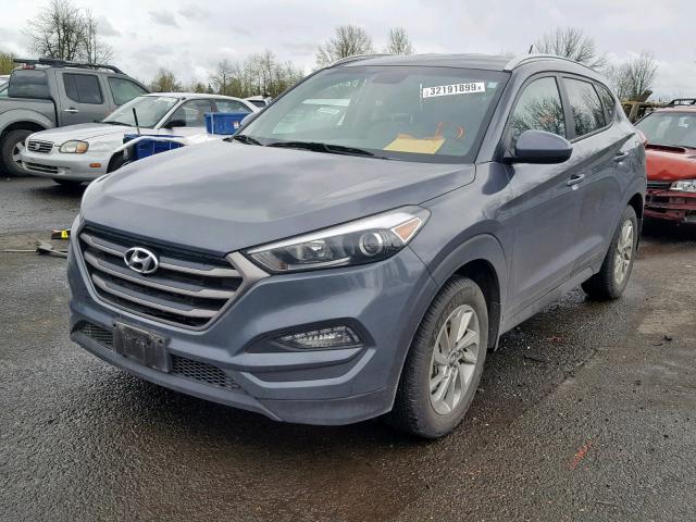 KM8J3CA47GU240076 - 2016 HYUNDAI TUCSON LIM GRAY photo 2