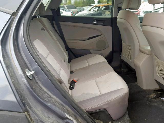 KM8J3CA47GU240076 - 2016 HYUNDAI TUCSON LIM GRAY photo 6