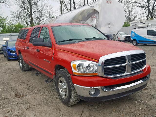 3D7KR29C36G177515 - 2006 DODGE RAM 2500 RED photo 1