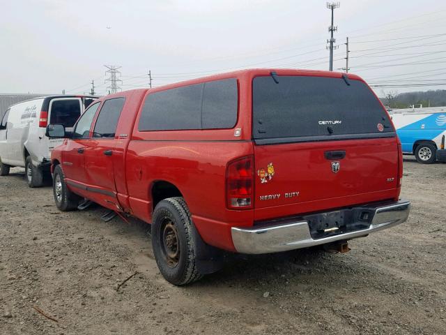 3D7KR29C36G177515 - 2006 DODGE RAM 2500 RED photo 3