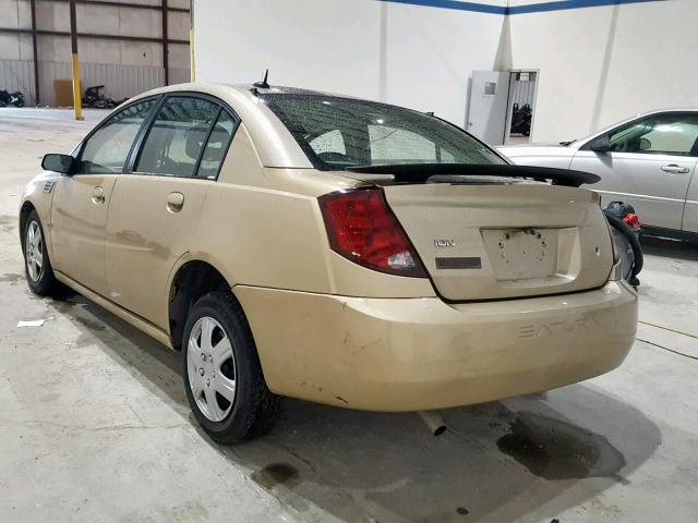 1G8AJ55F16Z162598 - 2006 SATURN ION LEVEL BEIGE photo 3