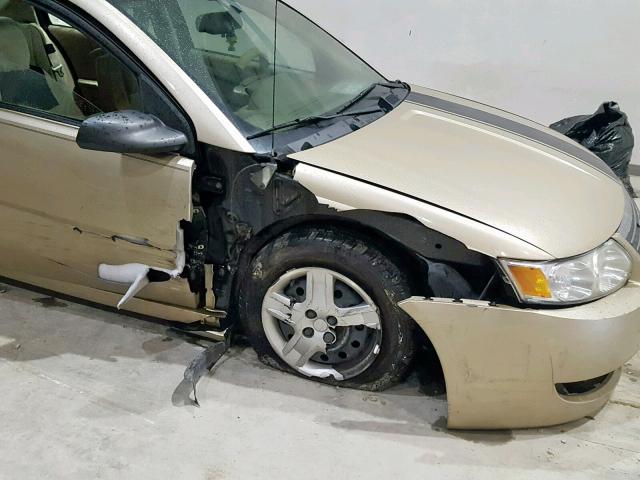 1G8AJ55F16Z162598 - 2006 SATURN ION LEVEL BEIGE photo 9