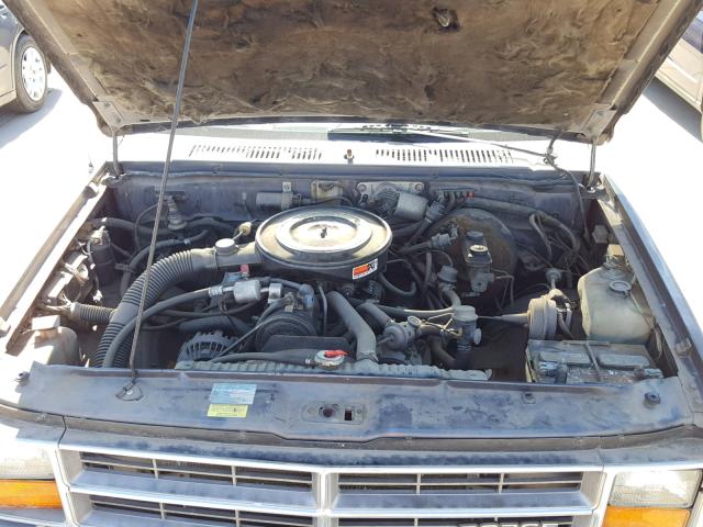 1B7GN14M9HS499769 - 1987 DODGE DAKOTA GRAY photo 7