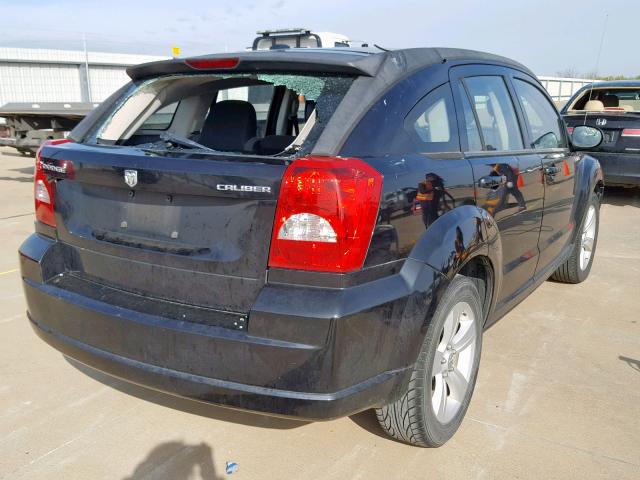 1B3CB3HA6BD148219 - 2011 DODGE CALIBER MA BLACK photo 4