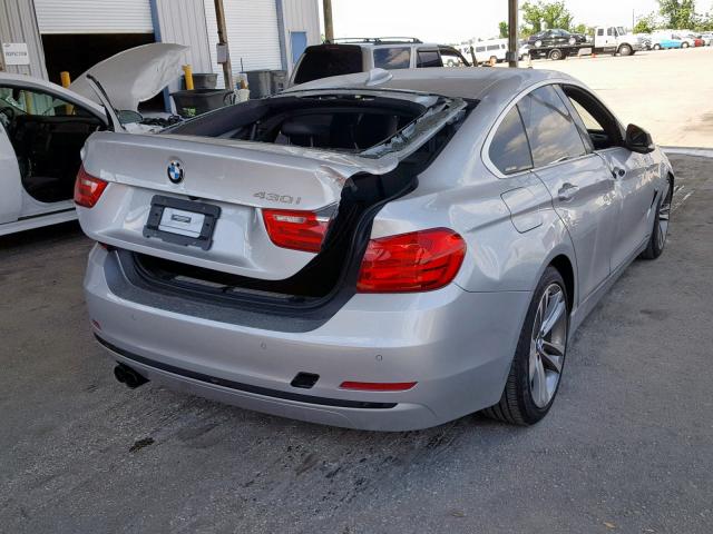 WBA4F7C35HG788787 - 2017 BMW 430I GRAN SILVER photo 4