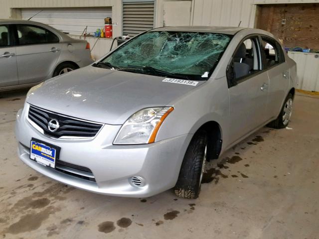 3N1AB6AP9BL637233 - 2011 NISSAN SENTRA 2.0 SILVER photo 2