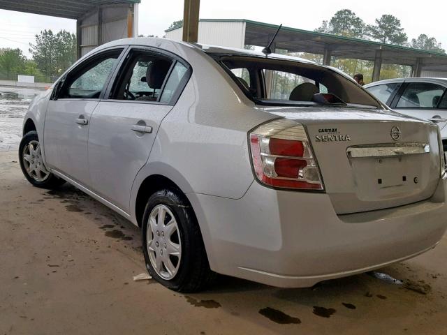 3N1AB6AP9BL637233 - 2011 NISSAN SENTRA 2.0 SILVER photo 3