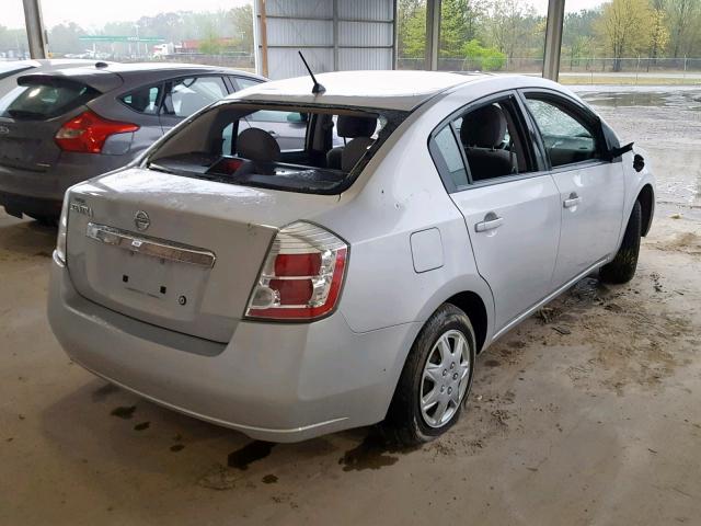 3N1AB6AP9BL637233 - 2011 NISSAN SENTRA 2.0 SILVER photo 4