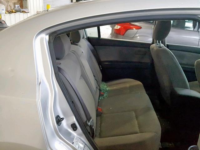 3N1AB6AP9BL637233 - 2011 NISSAN SENTRA 2.0 SILVER photo 6