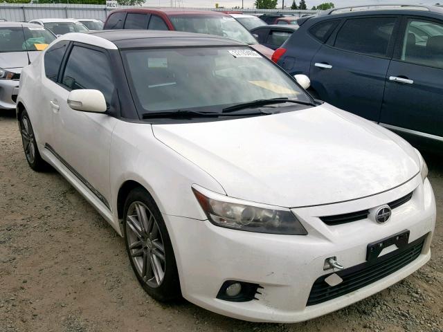 JTKJF5C75B3005813 - 2011 TOYOTA SCION TC WHITE photo 1