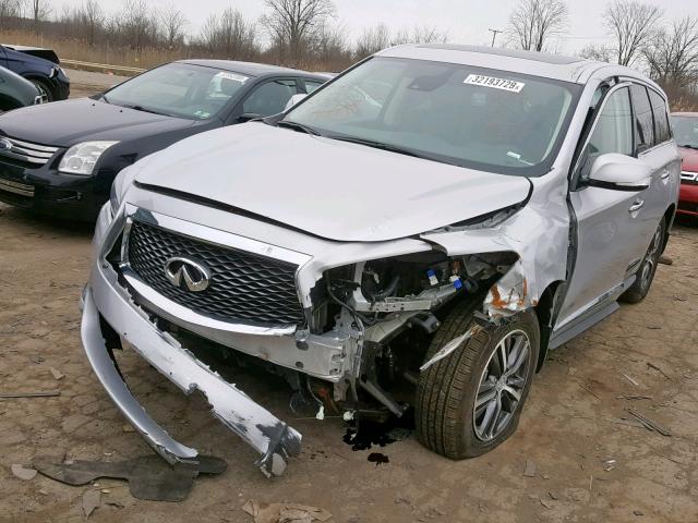 5N1DL0MM7KC514009 - 2019 INFINITI QX60 LUXE SILVER photo 2