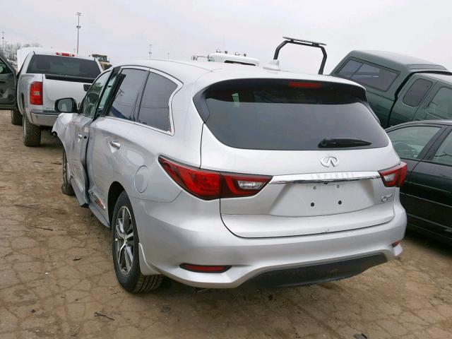 5N1DL0MM7KC514009 - 2019 INFINITI QX60 LUXE SILVER photo 3