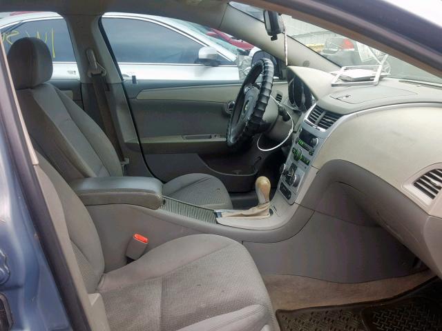 1G1ZH57B29F188429 - 2009 CHEVROLET MALIBU 1LT 蓝色 照片 5