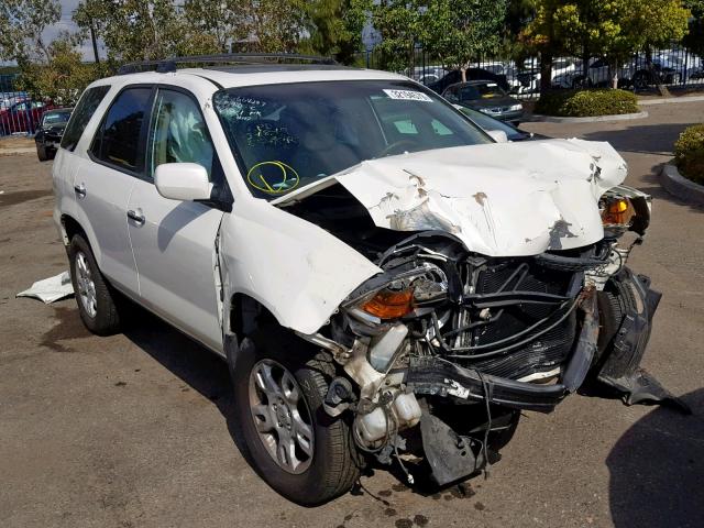 2HNYD18624H516734 - 2004 ACURA MDX TOURIN WHITE photo 1