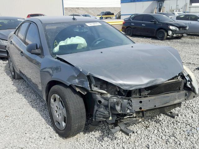 1G2ZF57B984308335 - 2008 PONTIAC G6 VALUE L GRAY photo 1