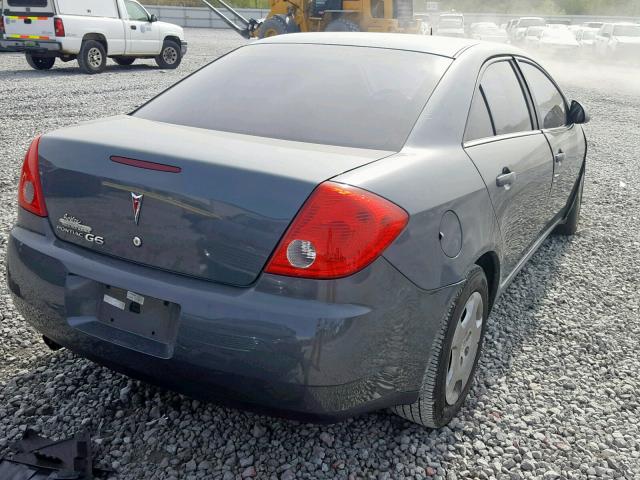 1G2ZF57B984308335 - 2008 PONTIAC G6 VALUE L GRAY photo 4