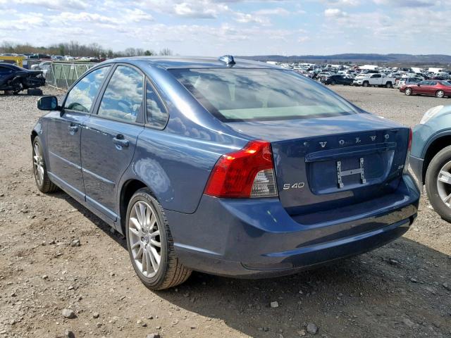 YV1MS390392461835 - 2009 VOLVO S40 2.4I BLUE photo 3