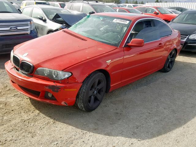 WBABD33494PL05777 - 2004 BMW 325 CI RED photo 2