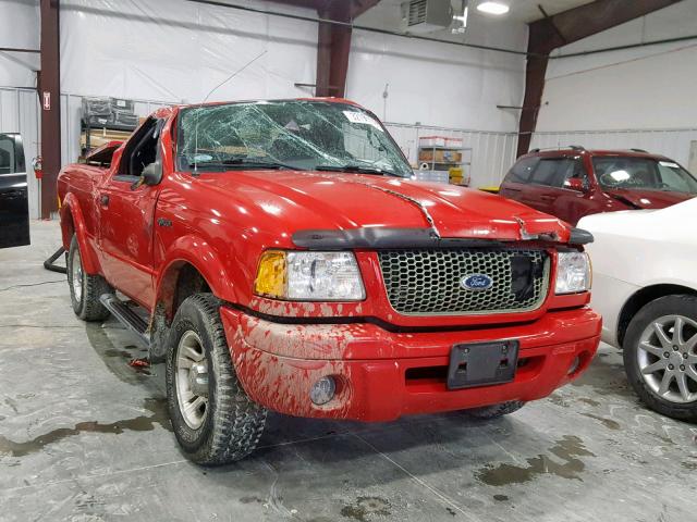 1FTYR10U33TA36978 - 2003 FORD RANGER RED photo 1