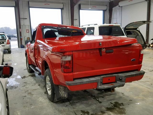1FTYR10U33TA36978 - 2003 FORD RANGER RED photo 3
