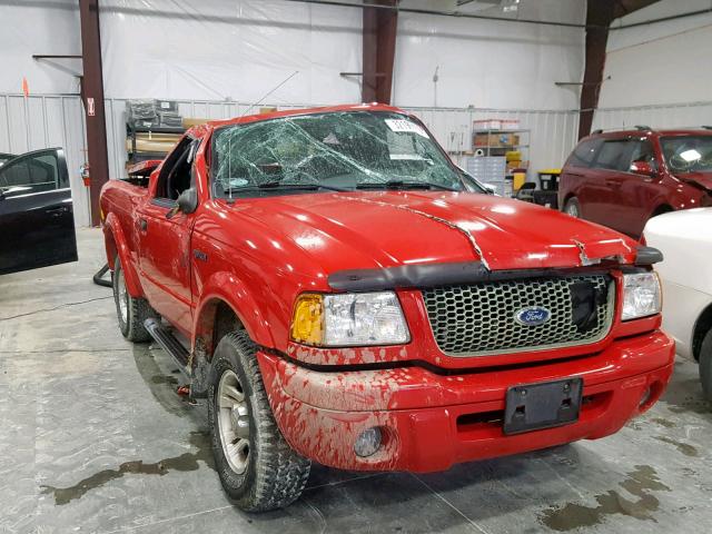 1FTYR10U33TA36978 - 2003 FORD RANGER RED photo 9