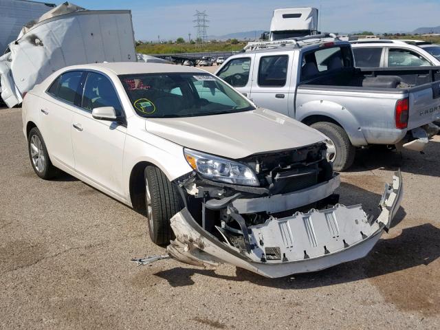 1G11H5SA7DF210509 - 2013 CHEVROLET MALIBU LTZ WHITE photo 1