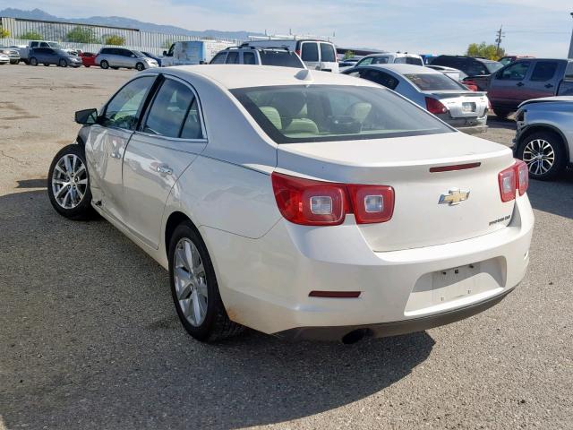 1G11H5SA7DF210509 - 2013 CHEVROLET MALIBU LTZ WHITE photo 3