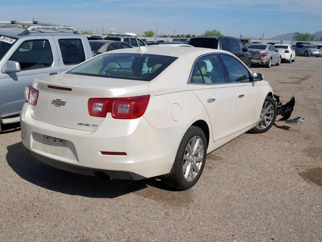 1G11H5SA7DF210509 - 2013 CHEVROLET MALIBU LTZ WHITE photo 4