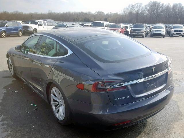 5YJSA1E23HF230361 - 2017 TESLA MODEL S GRAY photo 3