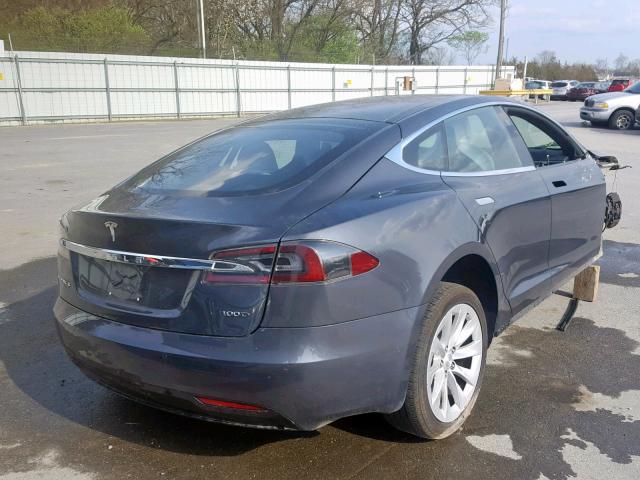 5YJSA1E23HF230361 - 2017 TESLA MODEL S GRAY photo 4