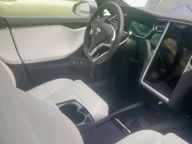 5YJSA1E23HF230361 - 2017 TESLA MODEL S GRAY photo 5