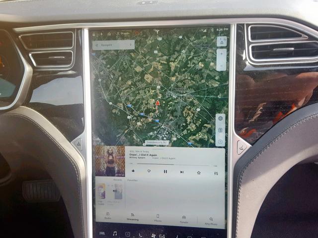 5YJSA1E23HF230361 - 2017 TESLA MODEL S GRAY photo 9