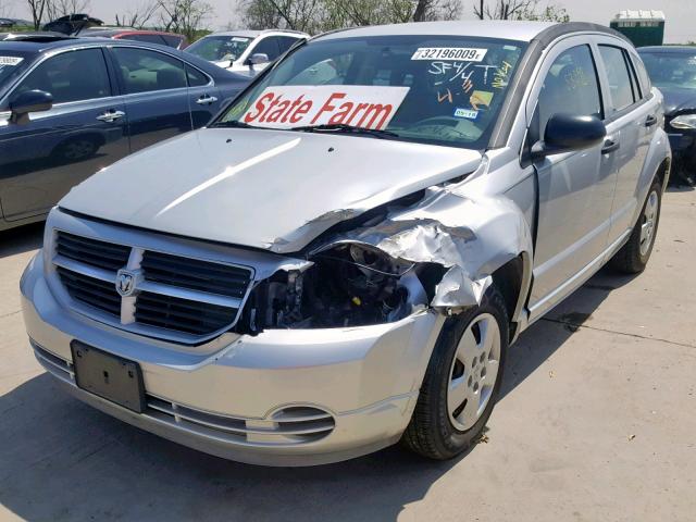 1B3HB28B67D555862 - 2007 DODGE CALIBER SILVER photo 2