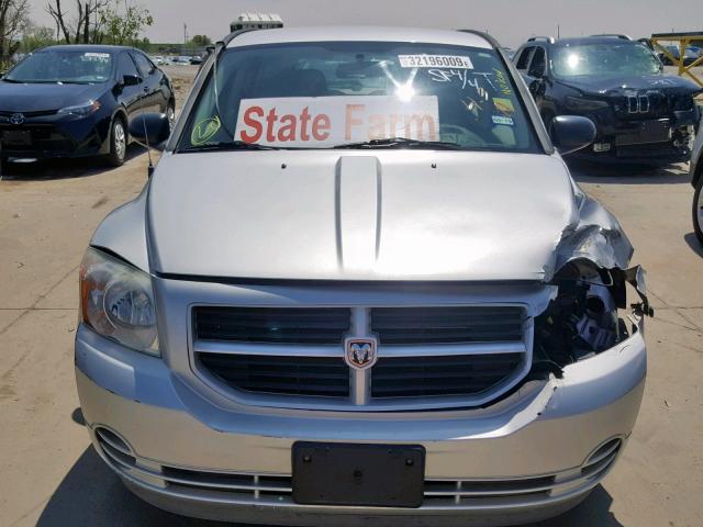 1B3HB28B67D555862 - 2007 DODGE CALIBER SILVER photo 9