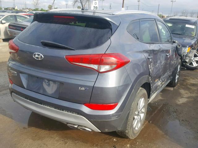 KM8J33A29HU397527 - 2017 HYUNDAI TUCSON LIM GRAY photo 4