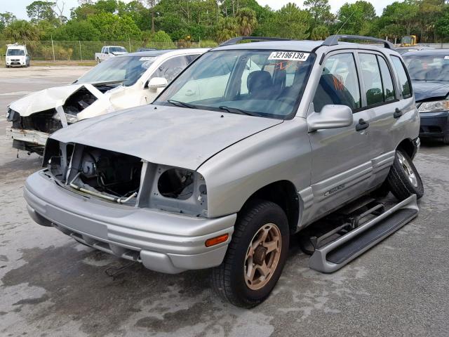 2CNBE634016913681 - 2001 CHEVROLET TRACKER LT SILVER photo 2