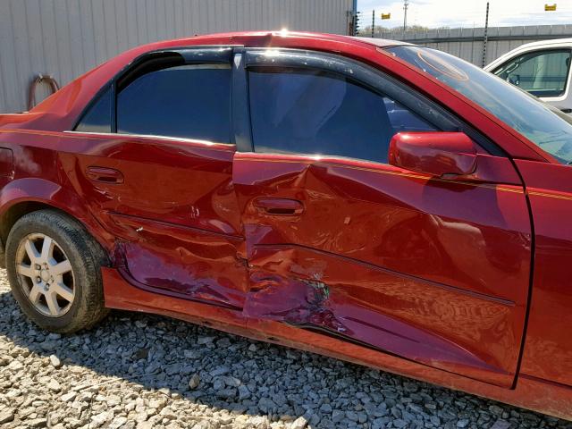 1G6DP567050172618 - 2005 CADILLAC CTS HI FEA RED photo 9