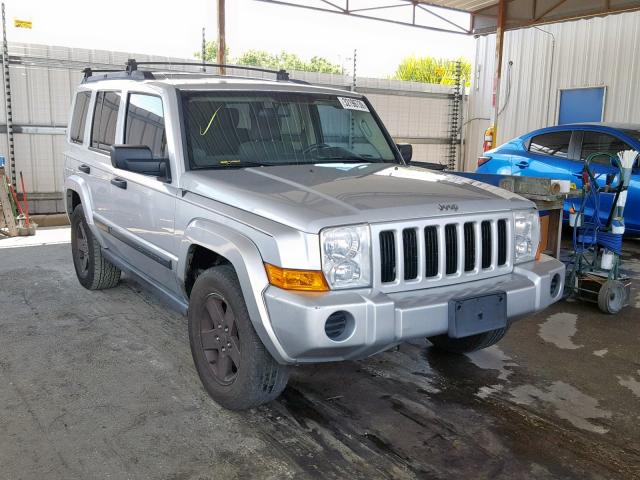 1J8HG48K46C238669 - 2006 JEEP COMMANDER SILVER photo 1