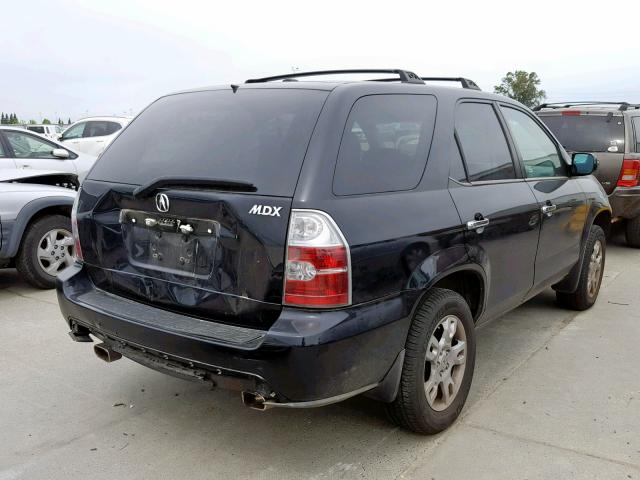 2HNYD18655H542939 - 2005 ACURA MDX TOURIN BLACK photo 4