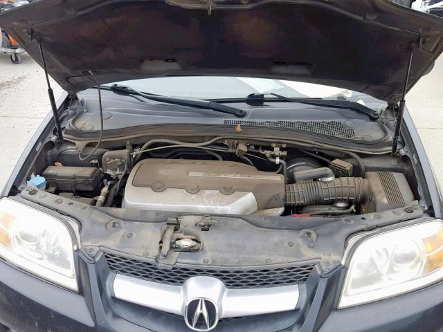 2HNYD18655H542939 - 2005 ACURA MDX TOURIN BLACK photo 7